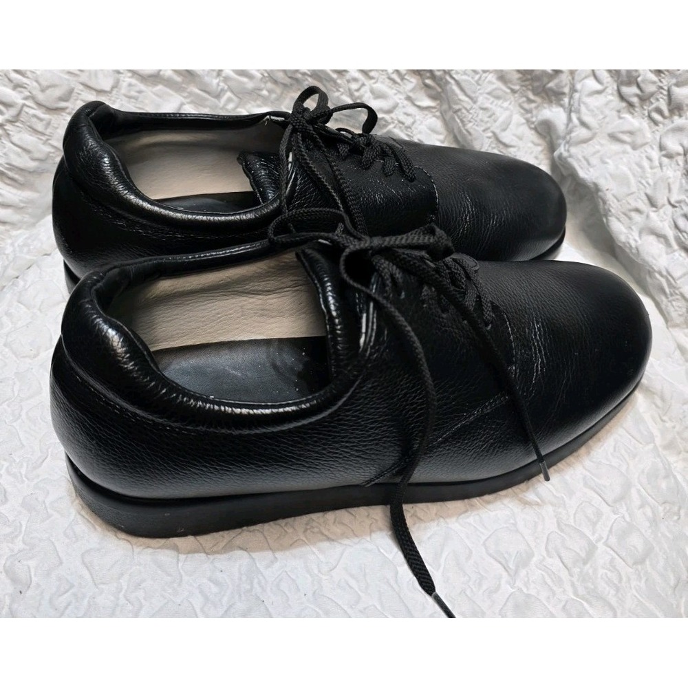 Drew Doubler Black Pebbled Leather Walking Shoes 40822-11 Men's Size 11